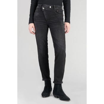 Vêtements Femme Jeans Linge de maison Zep pulp taille haute 7/8ème jeans destroy noir Noir