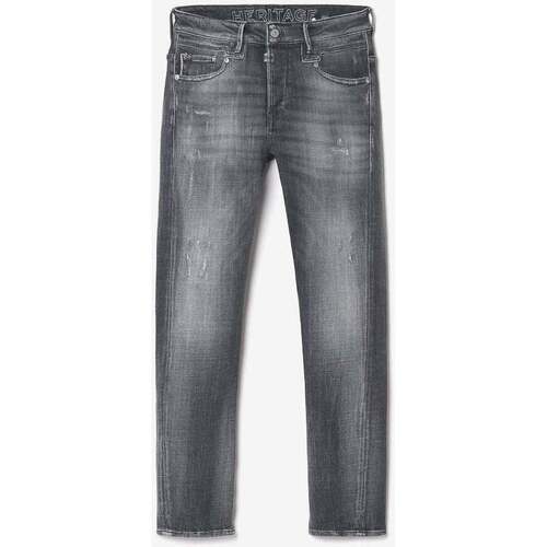 Vêtements Homme Chic Jeans Le Temps des Cerises Odeon 900/16 tapered Chic jeans destroy gris Noir