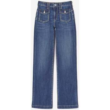 Vêtements Fille Jeans Le Temps des Cerises Ben pulp flare taille haute jeans bleu Bleu