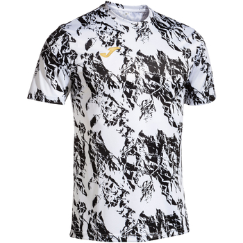 Vêtements Homme T-shirts manches courtes Joma Lion Short Sleeve Tee Blanc