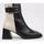 Chaussures Femme Bottines Wonders H-4350 Noir