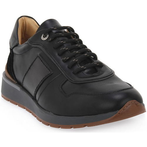 Chaussures Homme Baskets mode Exton PRAGA NERO Noir