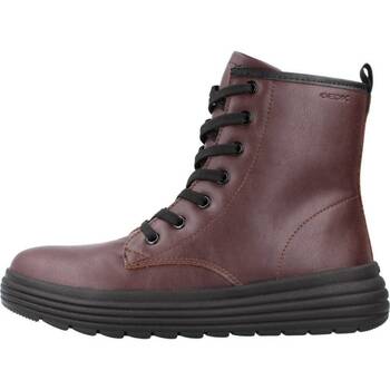 Chaussures Fille Bottes Geox 4500P Rouge