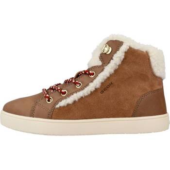 Chaussures Fille Baskets basses Geox J KATHE GIRL Marron