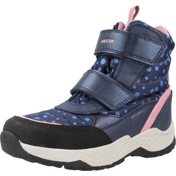 Chaussures Fille Bottines Geox J SENTIERO GIRL B AB Bleu