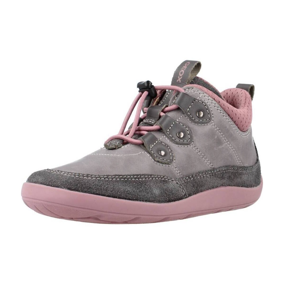 Chaussures Fille Baskets basses Geox J BAREFEEL GIRL Gris