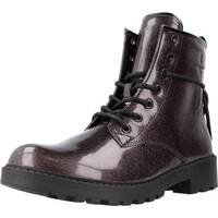 Chaussures Fille Bottes Geox J CASEY GIRL Gris