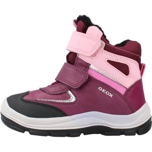 Chaussures Fille Bottes Geox B FLANFIL GIRL B ABX Violet