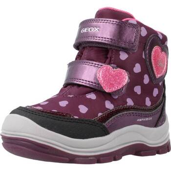 Chaussures Fille Bottines Geox B FLANFIL GIRL B ABX Violet