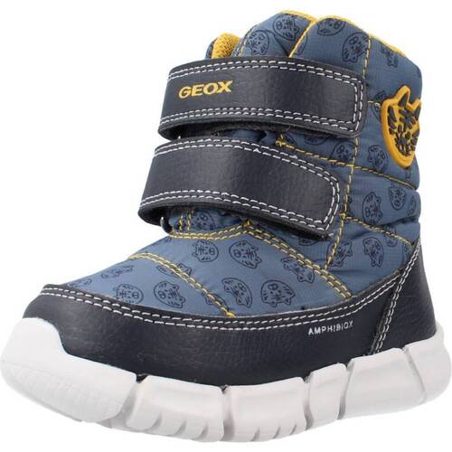 Chaussures Garçon Bottes Geox B FLEXYPER BOY B ABX Bleu