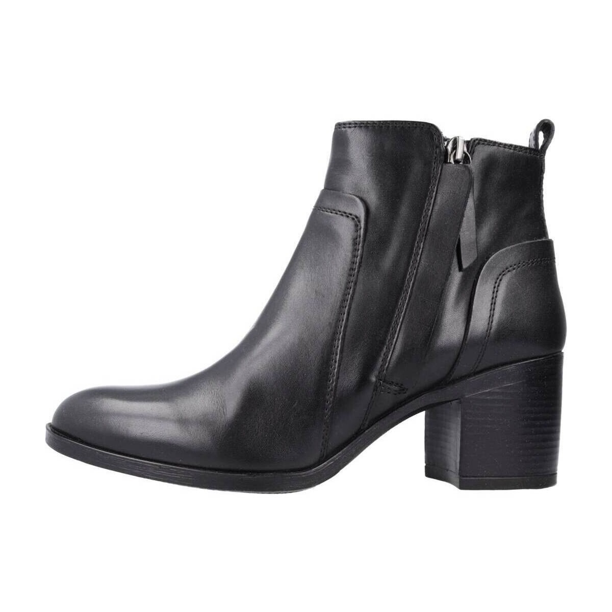 Chaussures Femme Bottines Geox D NEW ASHEEL Noir