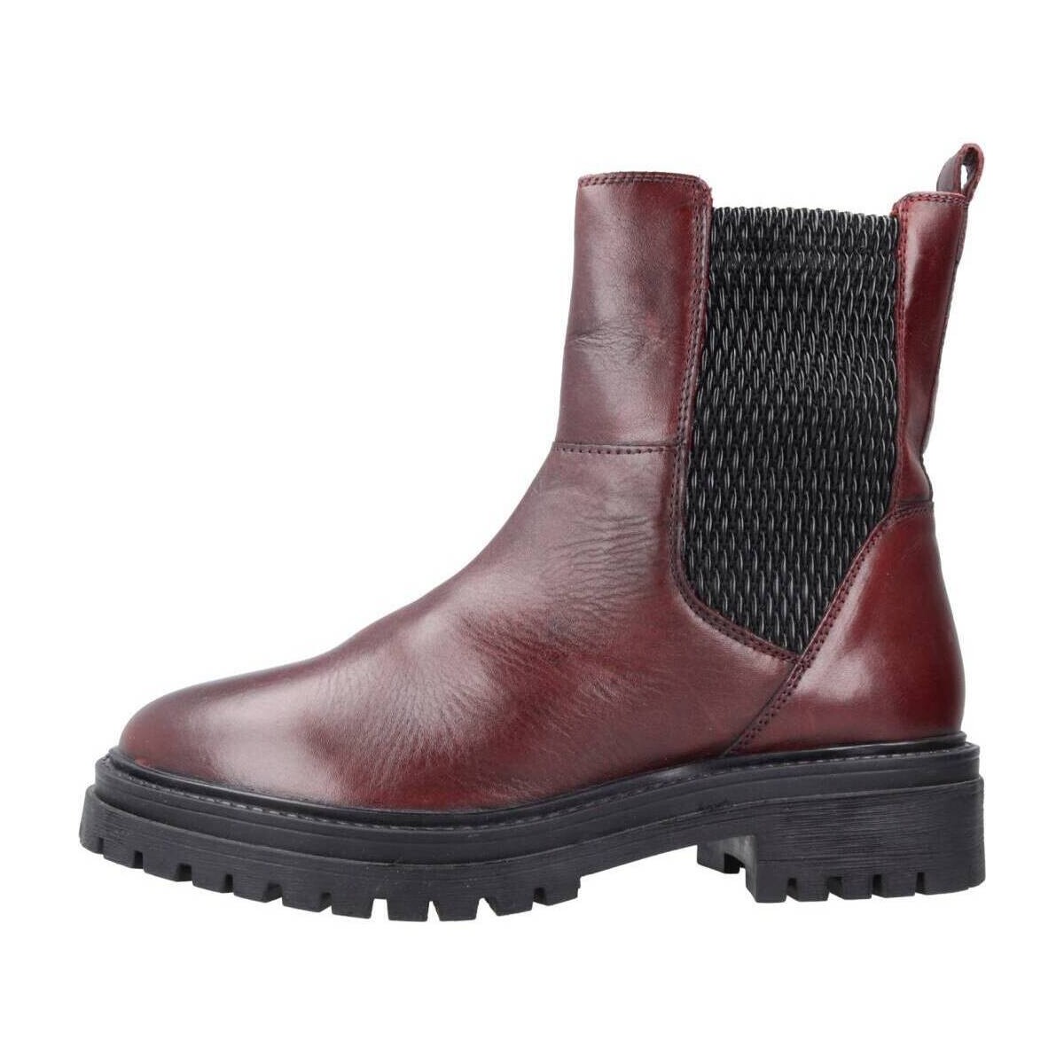 Chaussures Femme Bottines Geox D HOARA Rouge