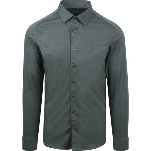 Vêtements Homme Chemises manches longues Desoto Shirt Ironless Kent Green Vert