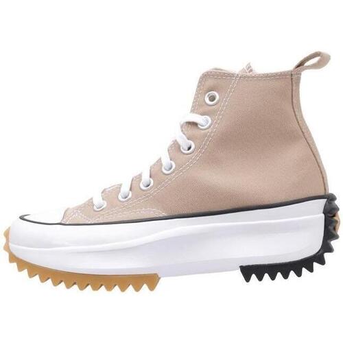Chaussures Femme Baskets montantes Converse RUN STAR HIKE RECYCLED POLYESTER PLATFORM Beige
