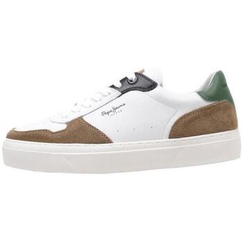 Chaussures Homme Baskets basses Pepe nster jeans YOGI STREET M Blanc
