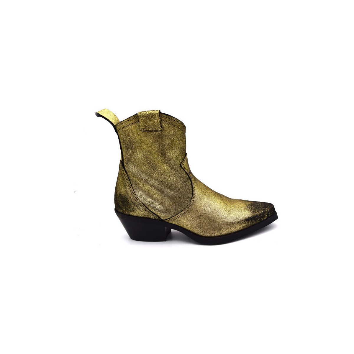 Chaussures Femme Boots Metisse dx380 Doré