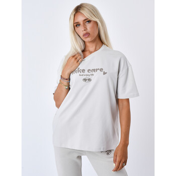 Vêtements Femme T-shirts & Polos Project X Paris Tee Shirt F231110 Beige