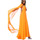Vêtements Femme Robes No Secrets Robe longue orange  avec étole Orange