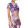 Vêtements Femme Débardeurs / T-shirts sans manche Pinko Blouse violette à imprimé fleuri Violet