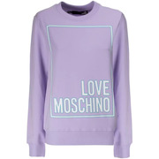 Sweat-shirt lilas Love Moschino