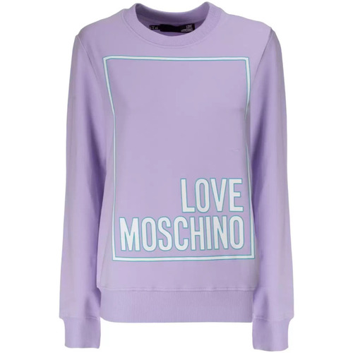 Vêtements Femme Sweats Love Moschino Sweat-shirt lilas Love Moschino Violet