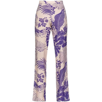 Vêtements Femme Pantalons Pinko Pantalon palazzo tropical Violet