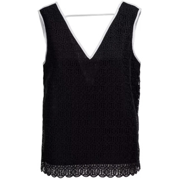Vêtements Femme For Lacoste L1212 Pique Polo Shirt Karl Lagerfeld Haut brodé noir Noir