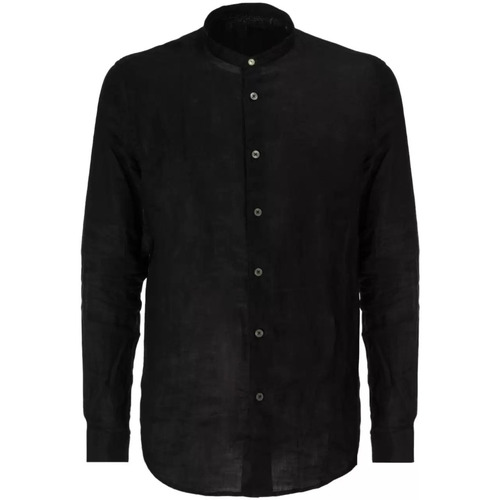 Vêtements Homme Chemises manches longues Outfit Tenue de chemise coréenne noire Noir