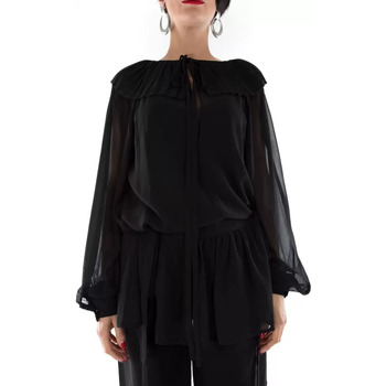 Vêtements Femme Décorations de noël Jijil Blouse longue femme noire Noir