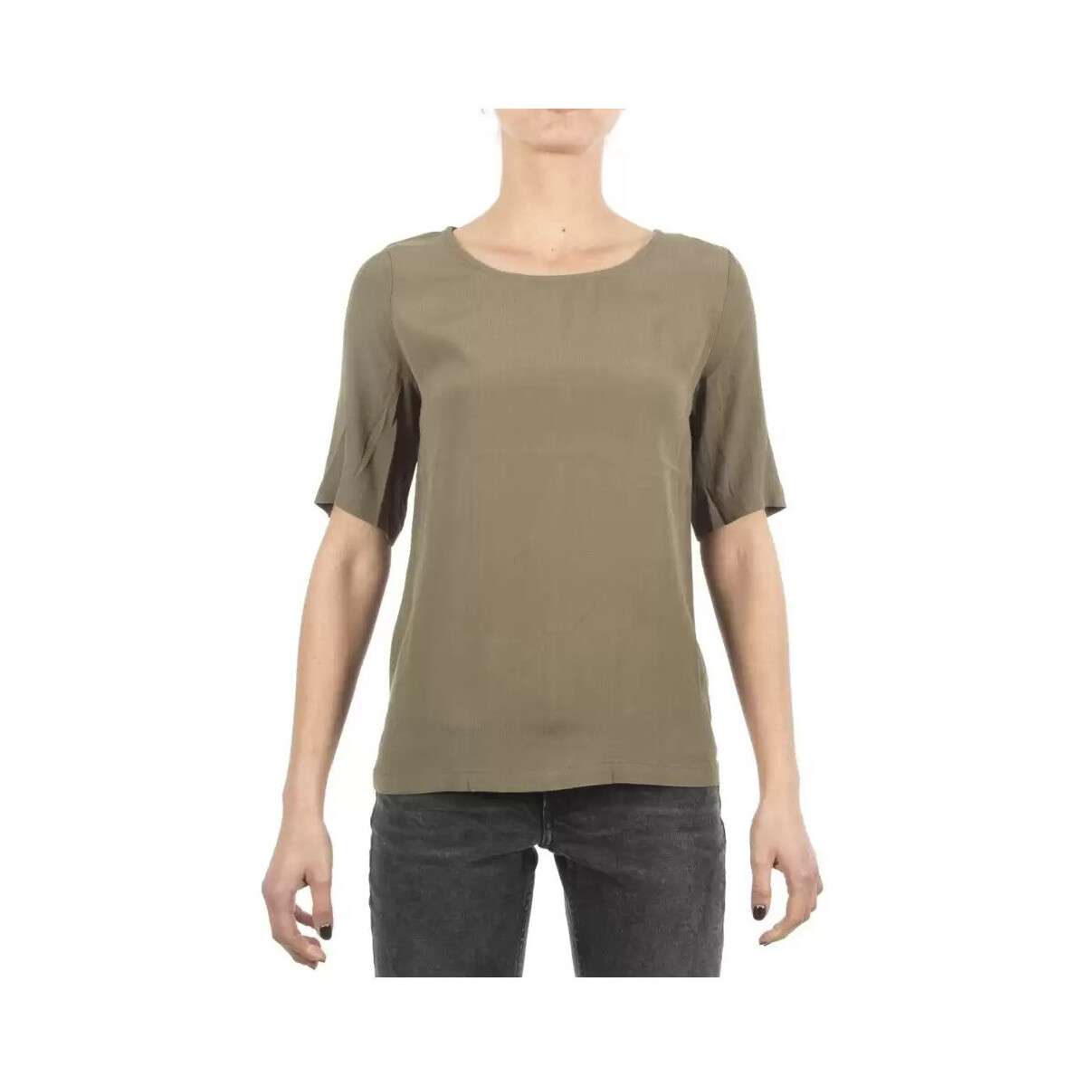 Vêtements Femme Débardeurs / T-shirts sans manche Minimum Haut Elvire manches courtes Vert