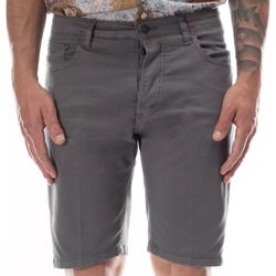 Vêtements Homme Shorts / Bermudas Outfit Tenue bermuda homme en coton gris Gris