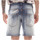 Vêtements Homme Shorts / Bermudas Studio Homme bermuda en jeans clair Bleu