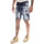 Vêtements Homme Shorts / Bermudas Studio Homme Short  en jean légèrement déchiré Bleu