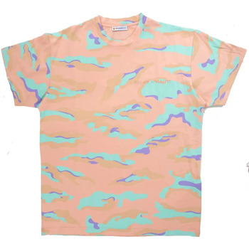 t-shirt bel air  t-shirt camouflage rose 