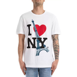Vêtements Homme T-shirts & Polos Eleven Paris T-shirt imprimé homme blanc Blanc