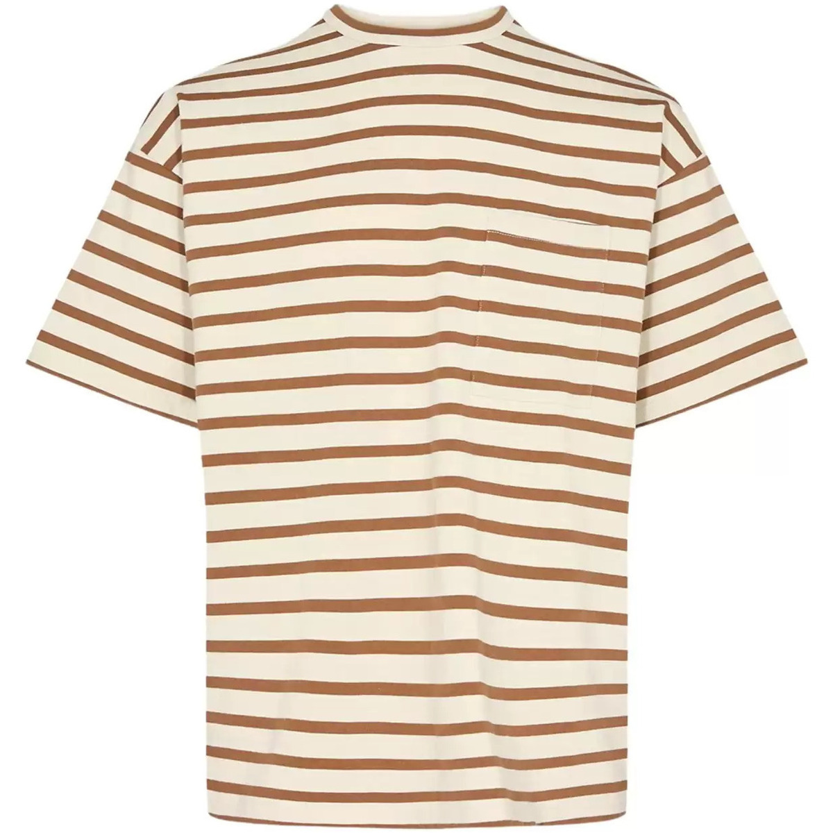 Vêtements Homme T-shirts & Polos Minimum T-shirt à rayures beiges Beige