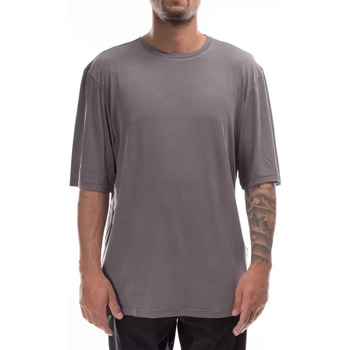 t-shirt numero 00  t-shirt ras du cou basique gris pour homme 