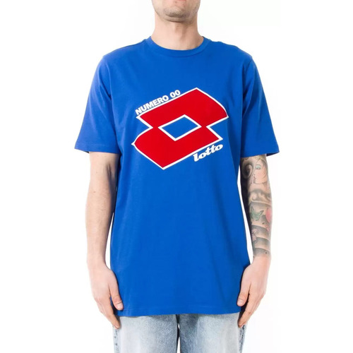 Vêtements Homme T-shirts & Polos Numero 00 t-shirt homme x loto bleu avec logo Bleu