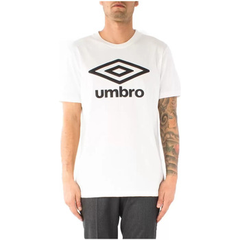 Vêtements Homme Recyclez vos anciennes chaussures et recevez 20 Umbro T-shirt  blanc logo 3D Blanc