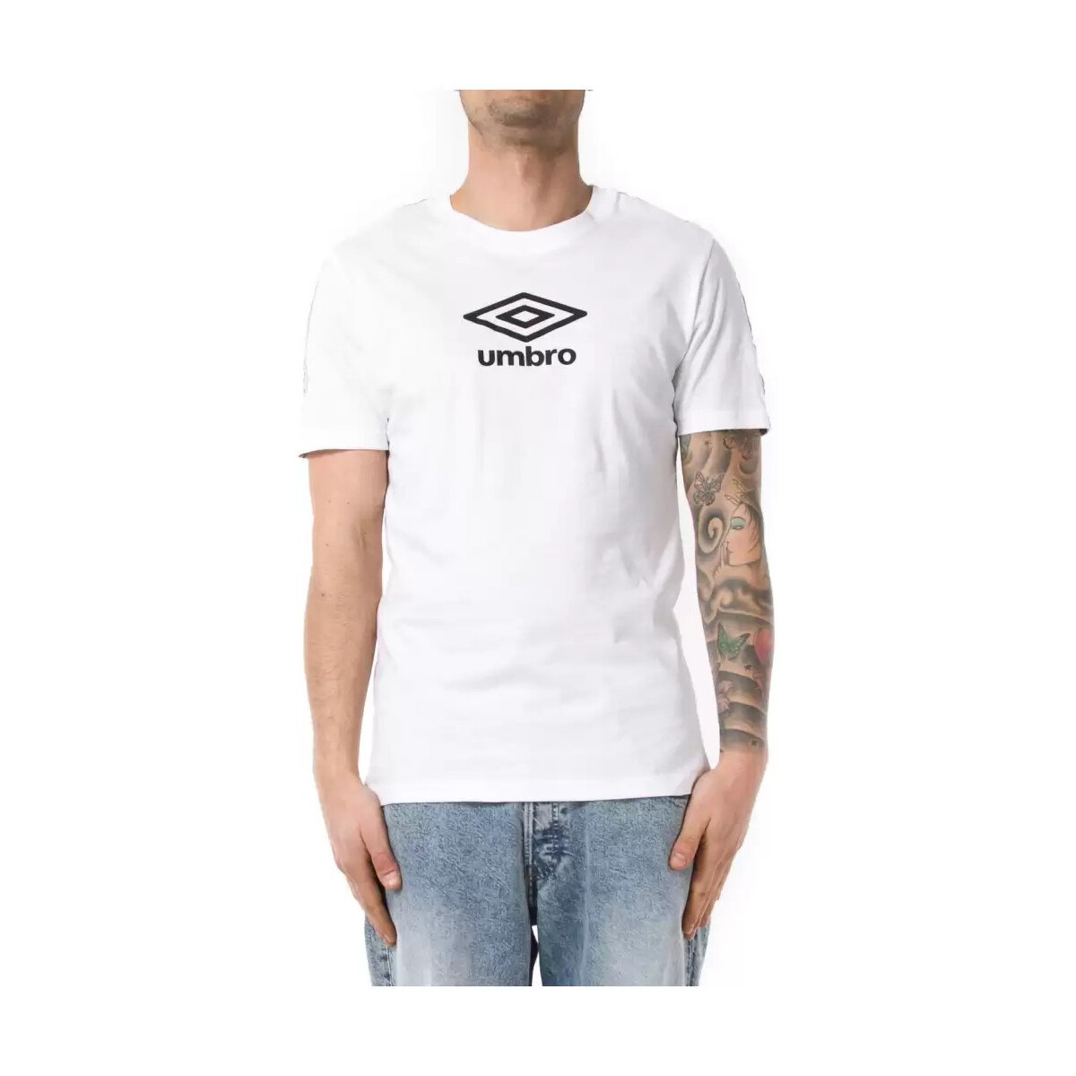 Vêtements Homme T-shirts & Polos Umbro T-shirt de sport homme blanc Blanc