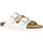 Chaussures Femme Sandales et Nu-pieds Colors of California Sandales à paillettes  avec boucles Blanc