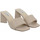 Chaussures Femme Escarpins Steve Madden sandales large talon gris clair Gris