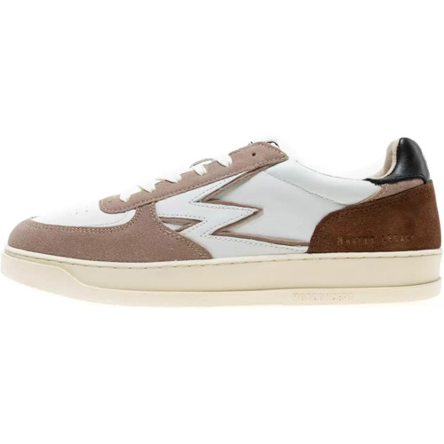 Chaussures Homme Baskets mode Moa Master Of Arts Baskets basses homme  blanches et beiges Blanc