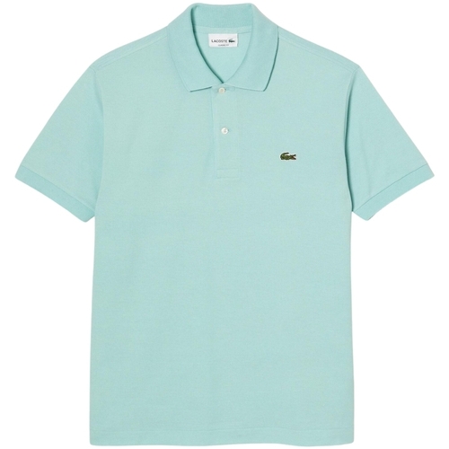 Lacoste Polo homme ref 52087 LGF Vert clair Vert - Vêtements T-shirts & Polos  Homme 110,00 €