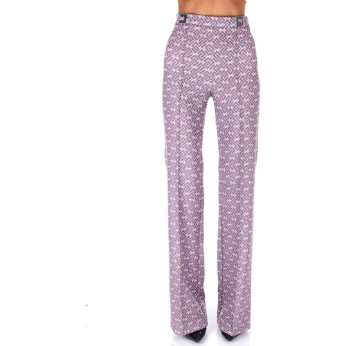 Vêtements Femme Pantalons 5 poches Elisabetta Franchi PA00336E2 Violet