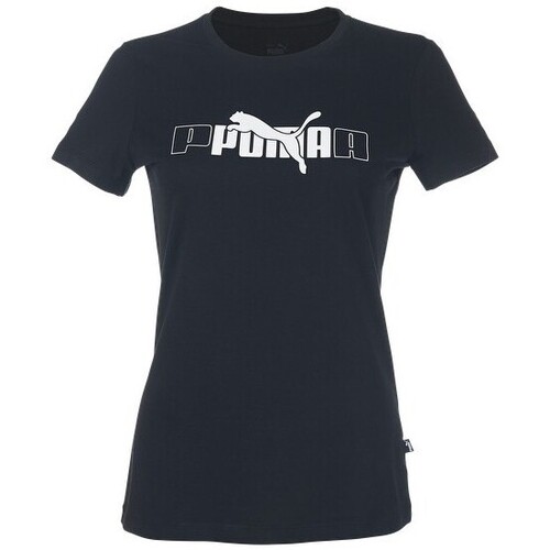 Vêtements Femme T-shirts manches courtes Puma W ESS+LLAB TEE - Noir - L Noir