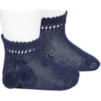 chaussettes enfant condor  courtes coton avec pompoms 