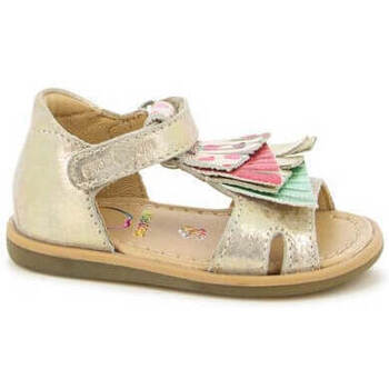 Chaussures Fille Happy Spart Nu Pied Cadet Shoo Pom Tity Falls Beige