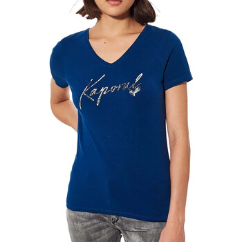 Vêtements Femme T-shirts manches courtes Kaporal FRANH22W11 Bleu