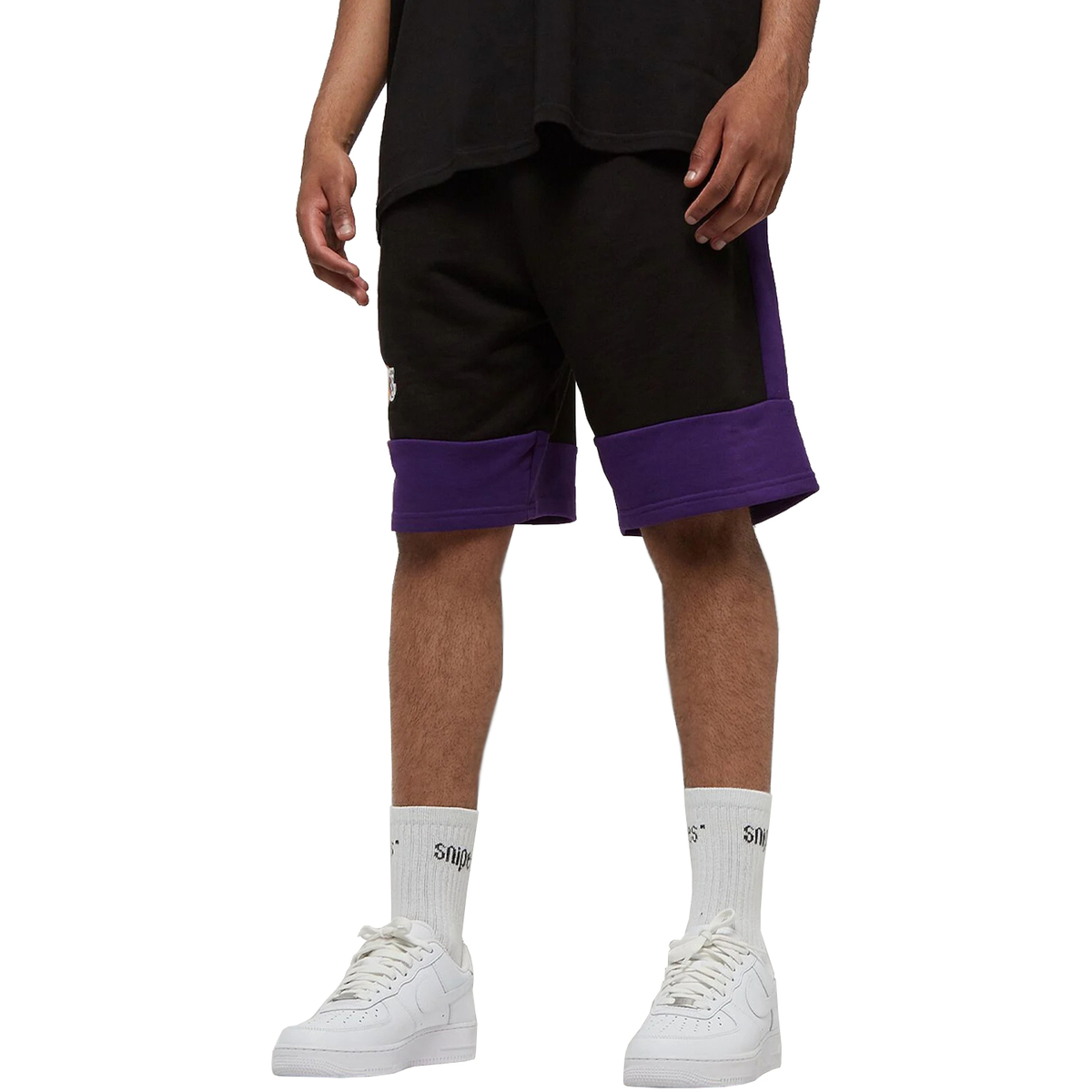 Vêtements Homme Pantacourts New-Era NBA Colour Block Short Lakers Noir